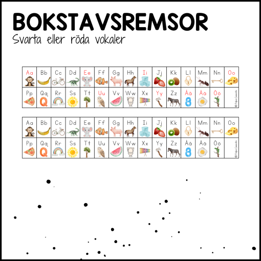 NUDE: bokstavsremsor