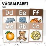 NUDE: väggalfabet - bild 1