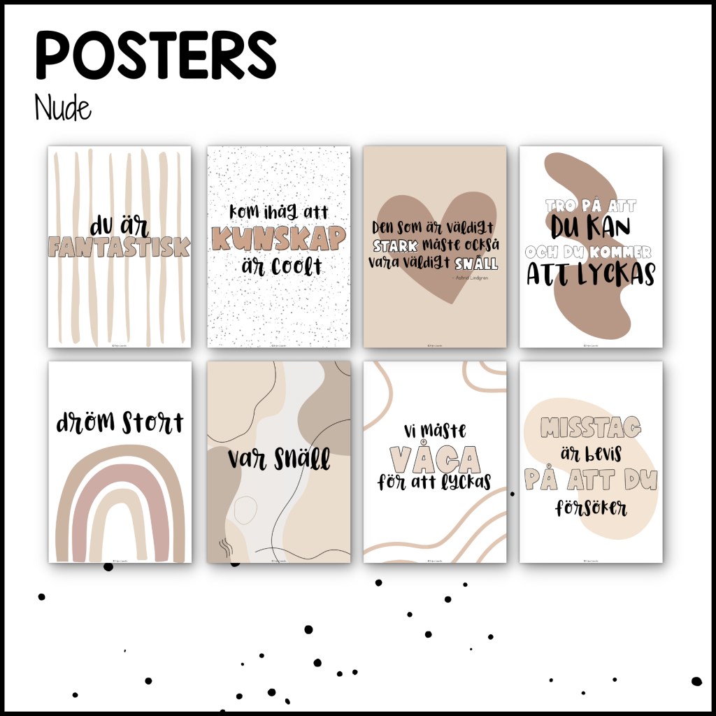 NUDE: posters