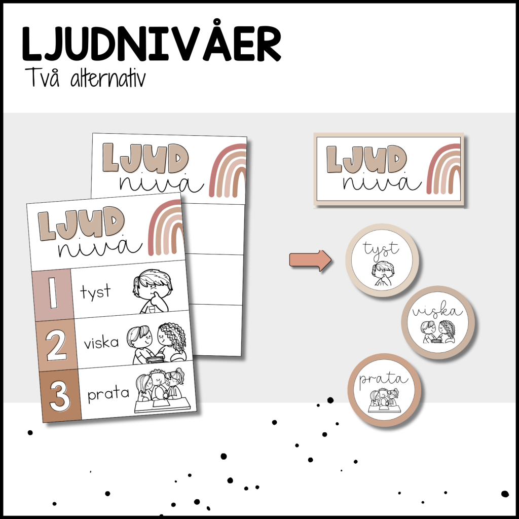 NUDE: ljudnivåer