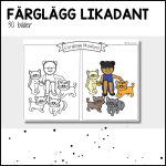 Färglägg likadant - bild 2