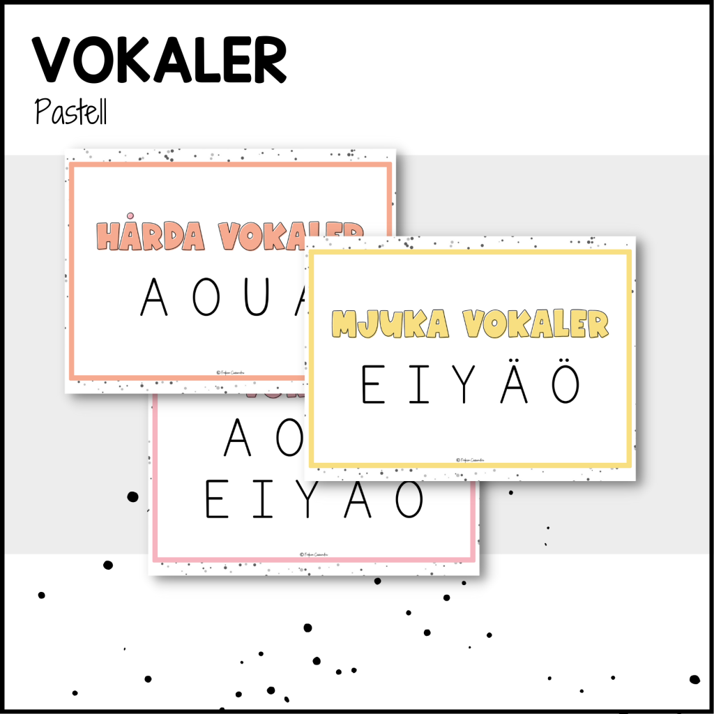 PASTELL: vokaler