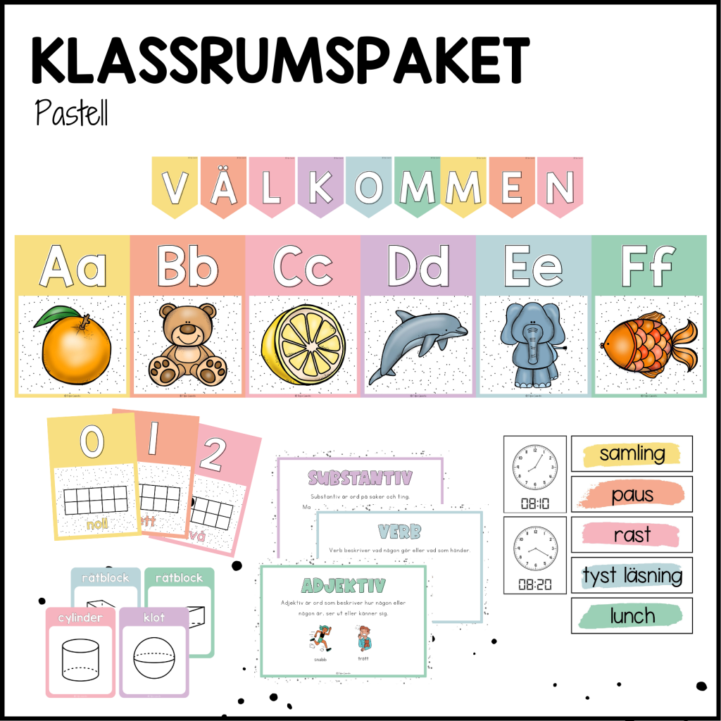 KLASSRUMSPAKET: pastell