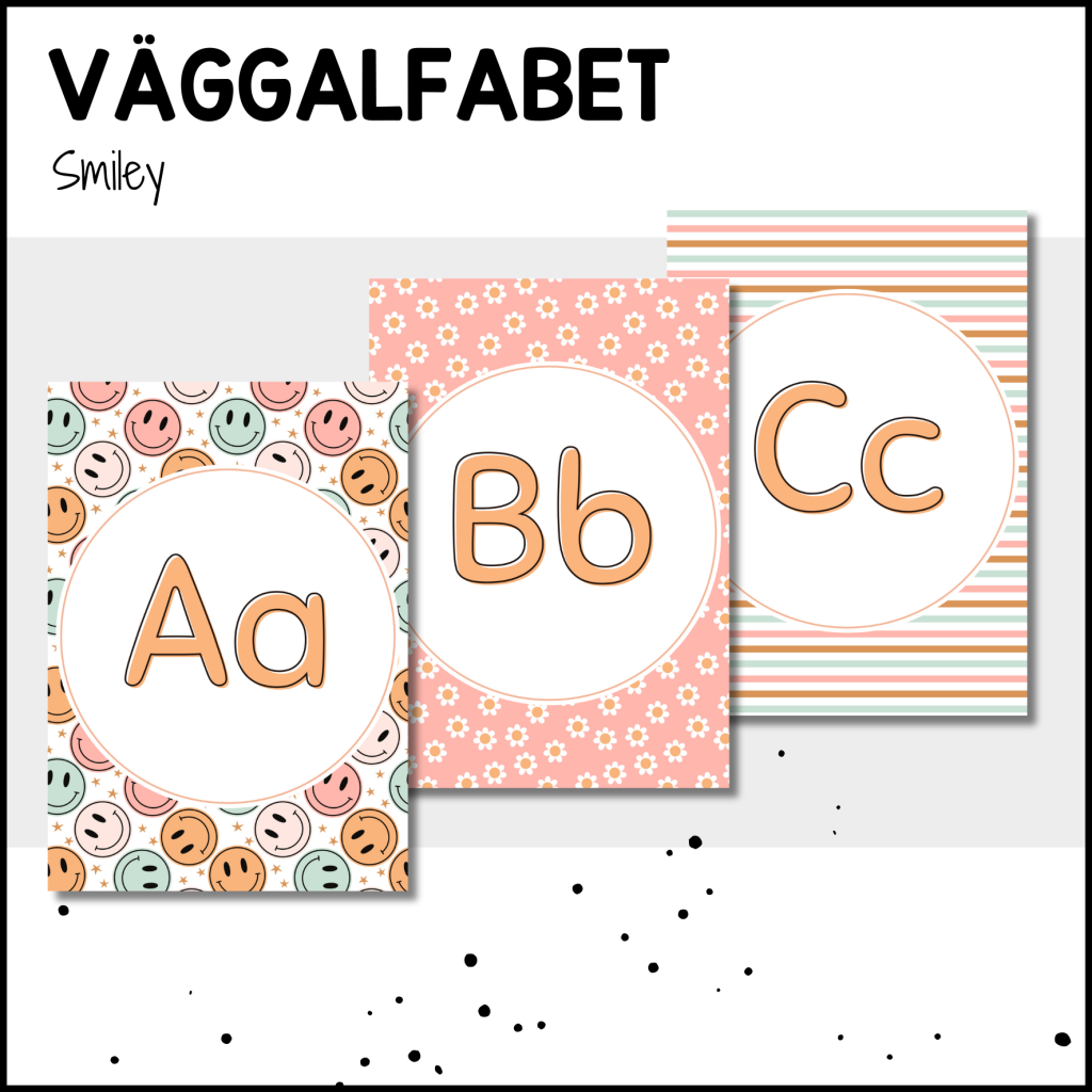 SMILEY: väggalfabet