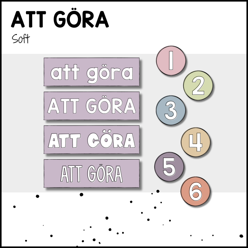 SOFT: att göra 1-6 #2