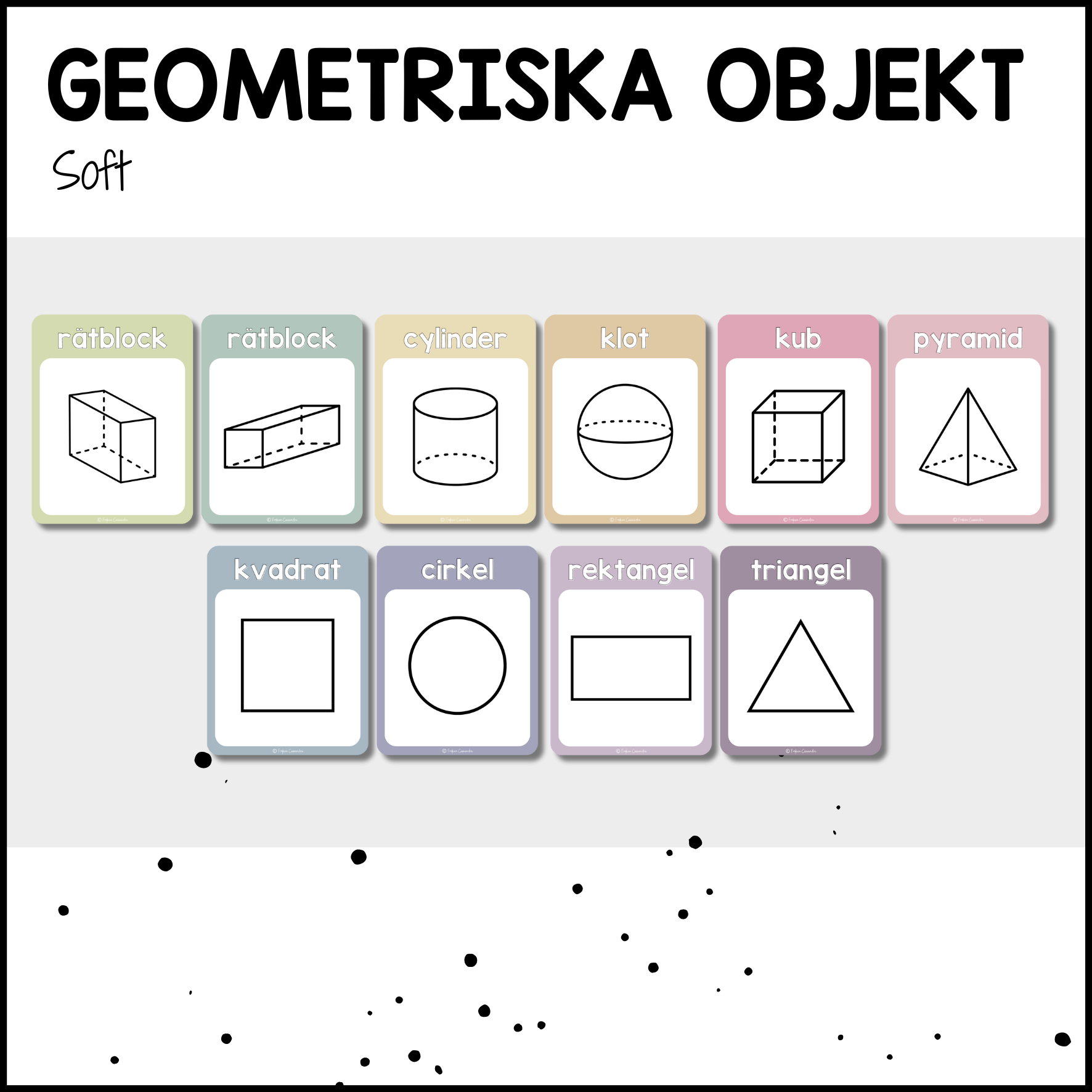 SOFT: geometriska figurer