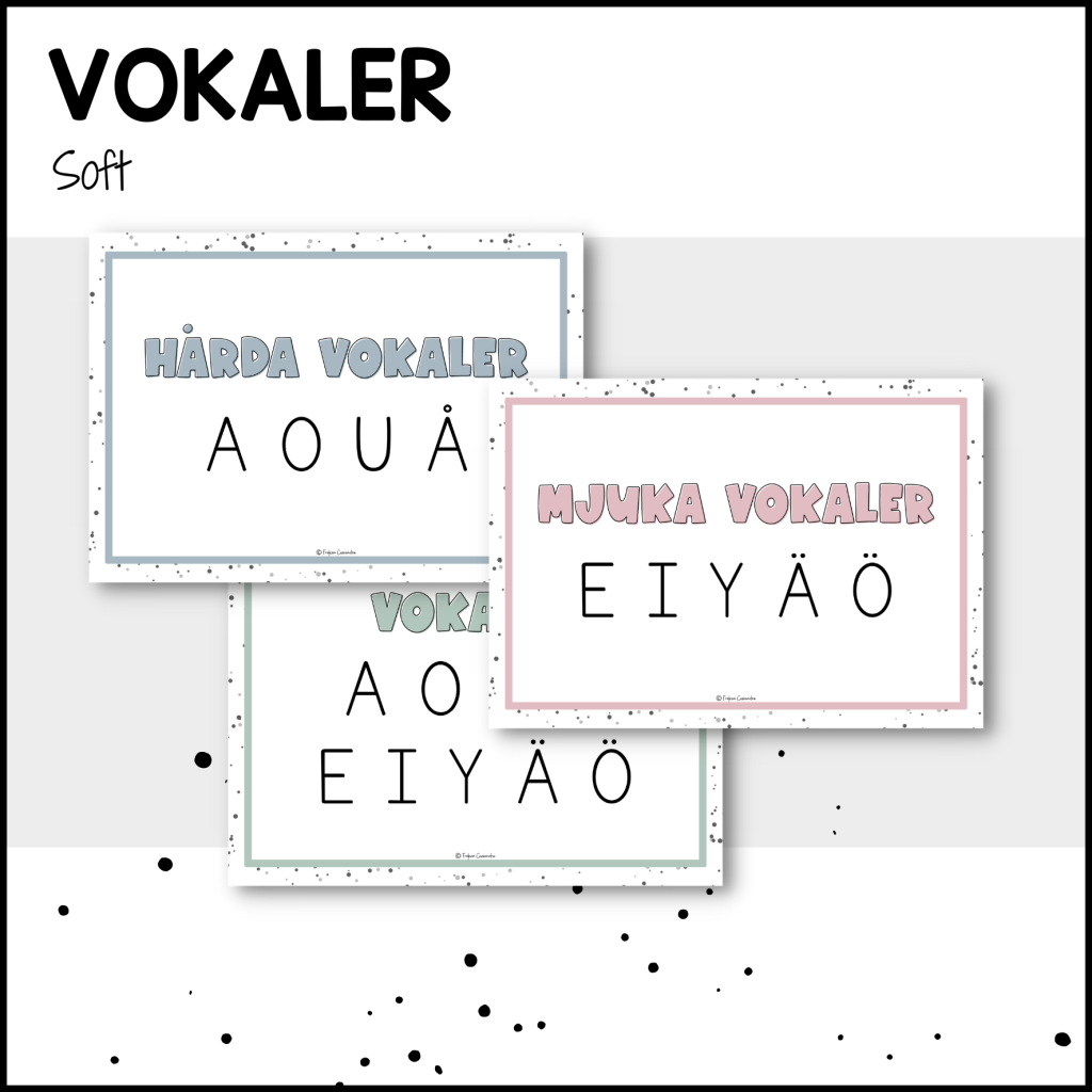 SOFT: vokaler posters