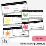 Namnskyltar bubbelgum - bild 2