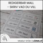 Stilrena, redigerbara schemaskyltar - bild 3