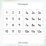 Skyltar veckodagar, månader och årstider – svenska och engelska - bild 5