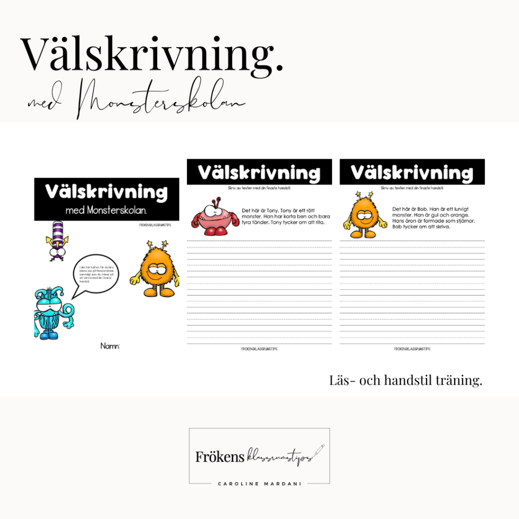 Välskrivning – Monsterskolan