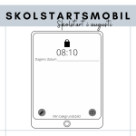 Skolstart – min mobil - bild 1