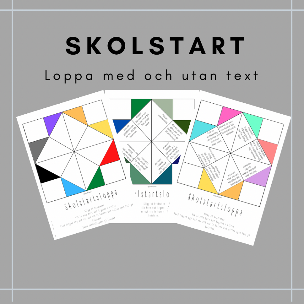 Skolstartsloppa – augusti
