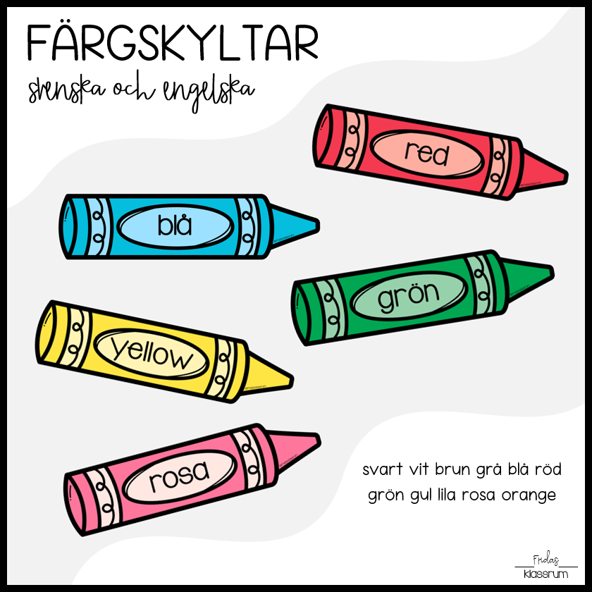 Klassrum: Färger