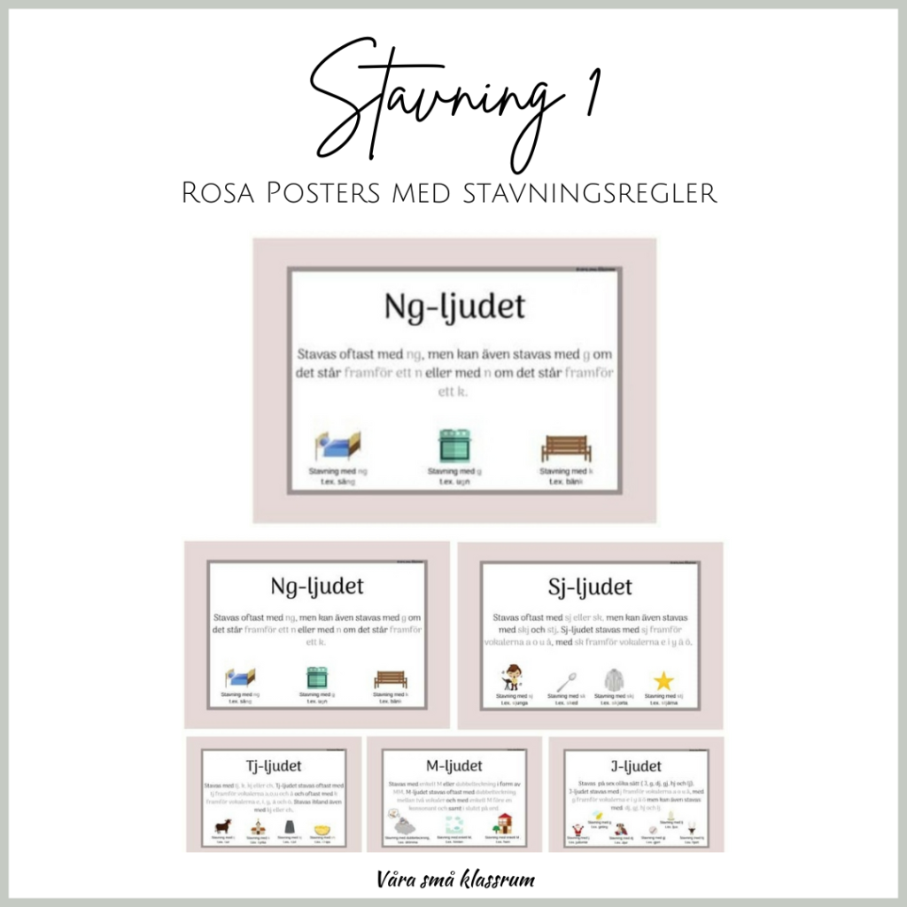 Stavningsregler 1 – rosa