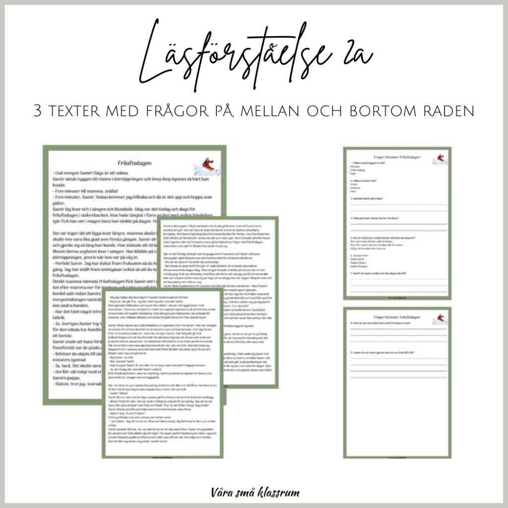Läsförståelse 2a