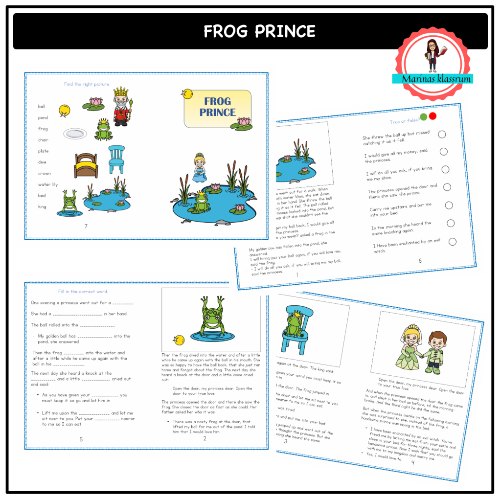 Frog prince – story book