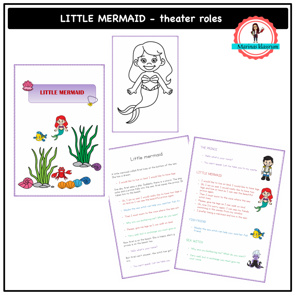 The little mermaid – theater roles