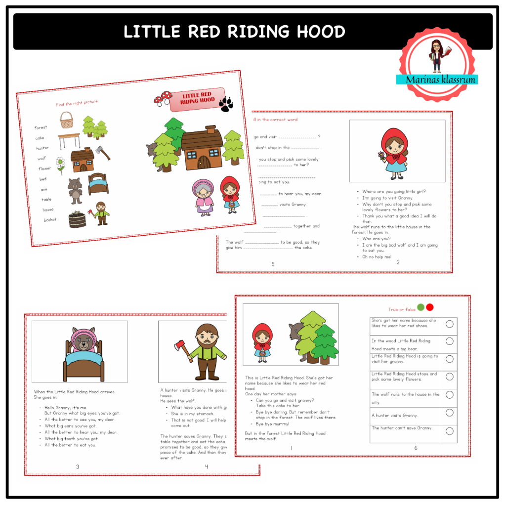 Little Red Riding Hood – story book
