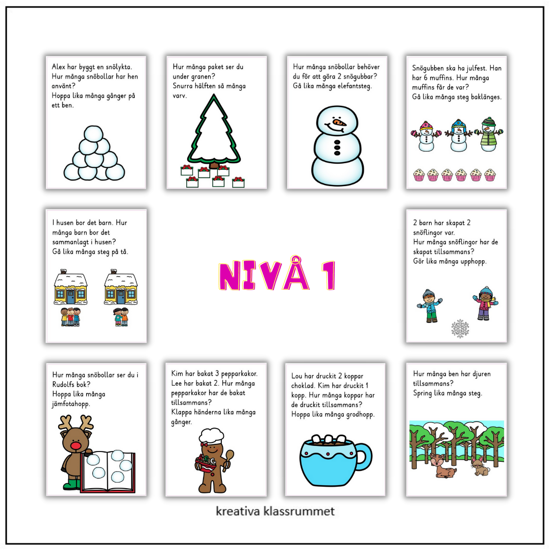 Matematikpromenad vinter