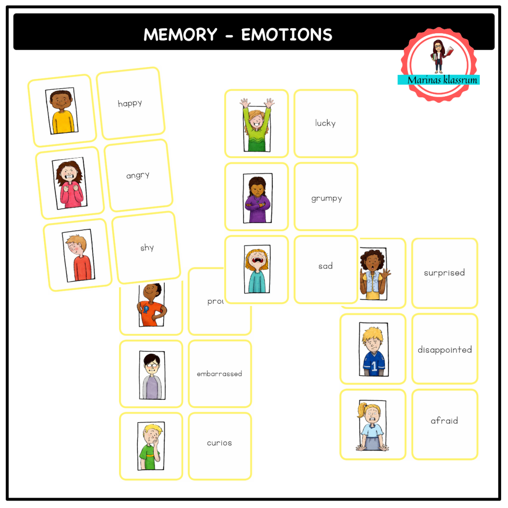 English memory – emotions