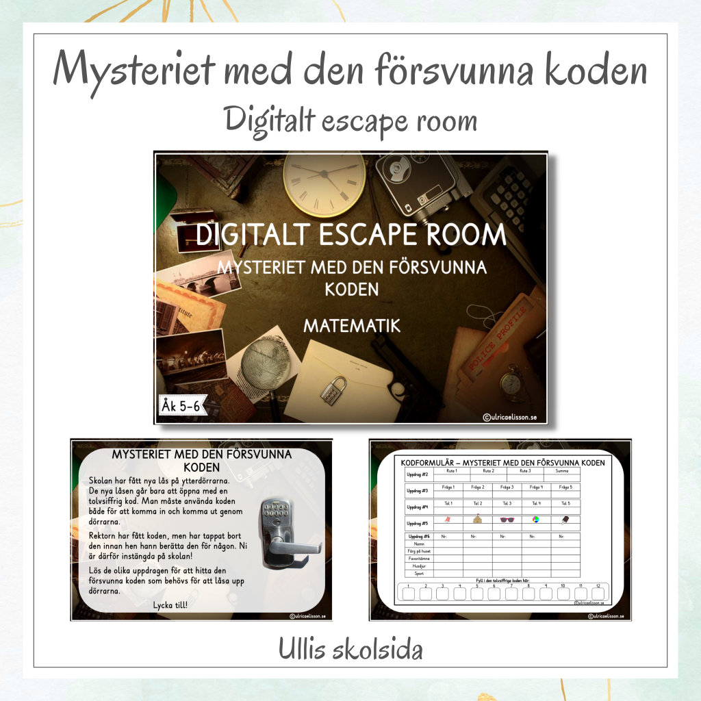 Escape Room – Mysteriet med den försvunna koden