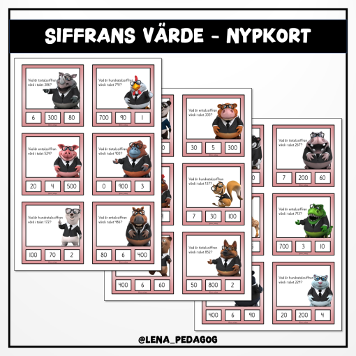 Siffrans värde - nypkort