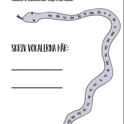 Vi tränar vokaler och konsonanter