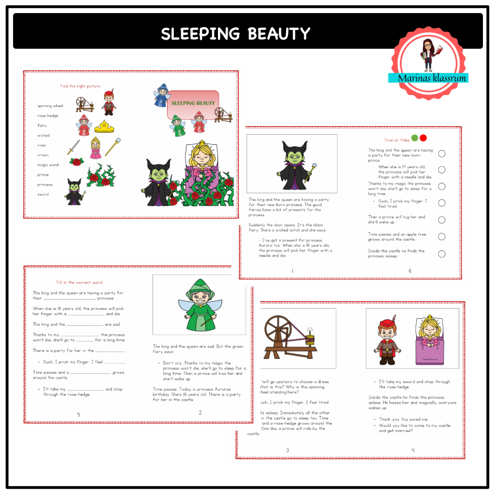 Sleeping beauty – story book