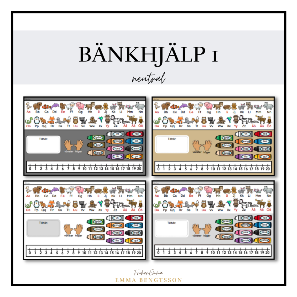 Bänkhjälp 1 – neutral