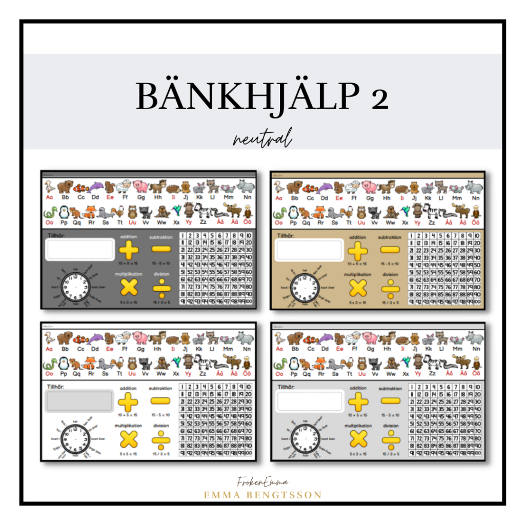 Bänkhjälp 2 – neutral
