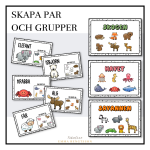 Par och grupper – tema djur - bild 1