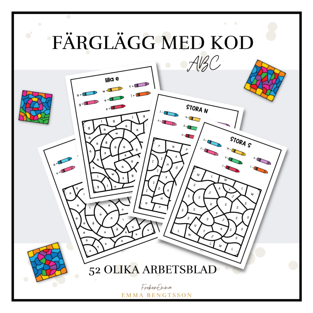Färglägg med kod ABC