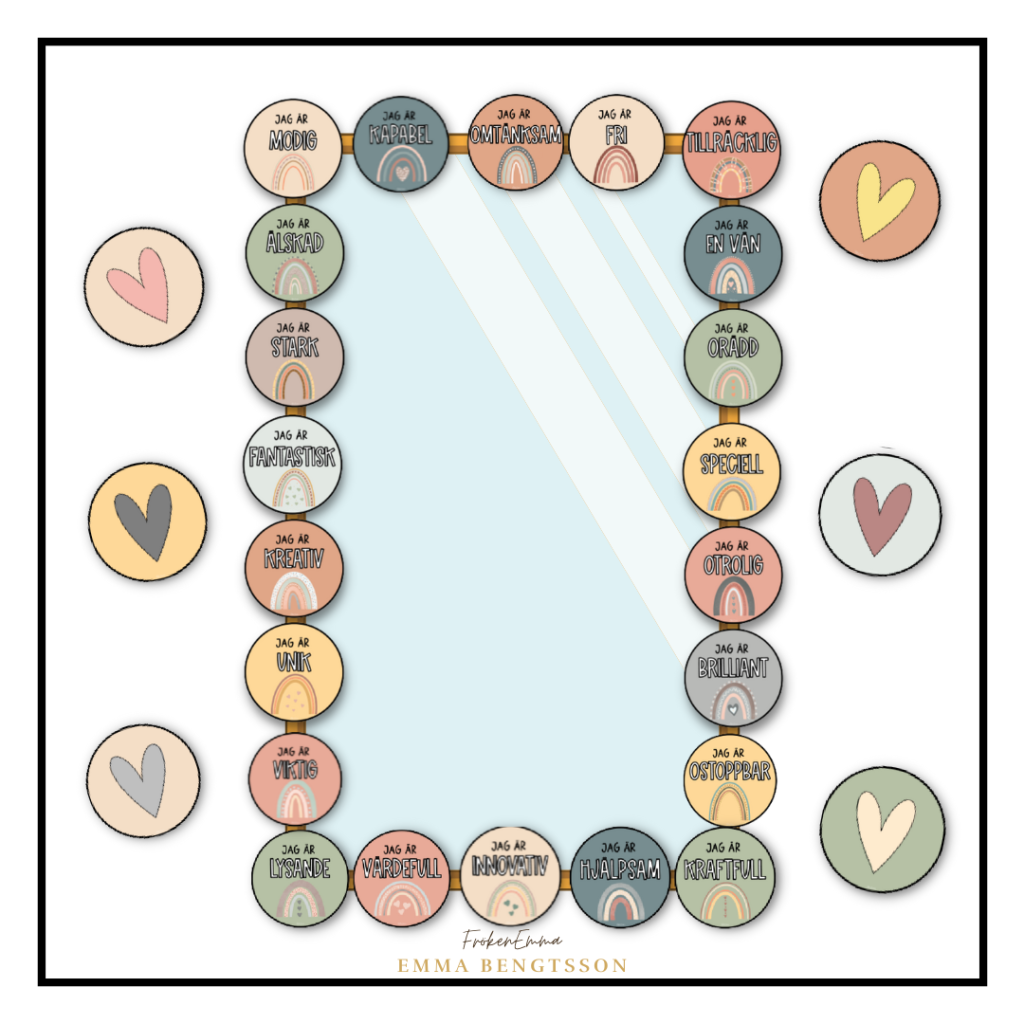 Positiva affirmationer dekor