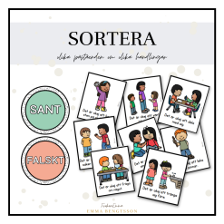 Sortera - handlingar i skolan
