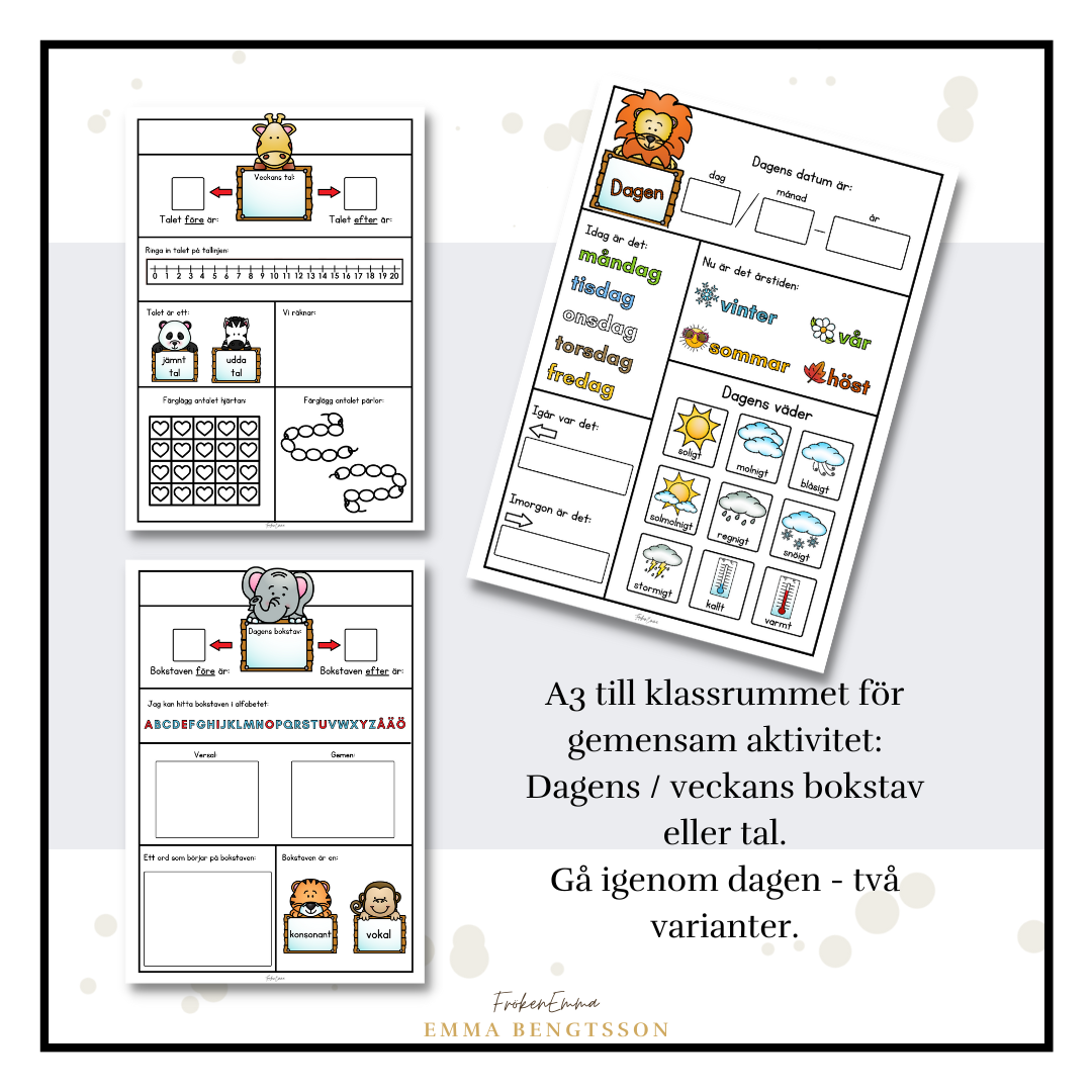 Tre olika startuppgifter