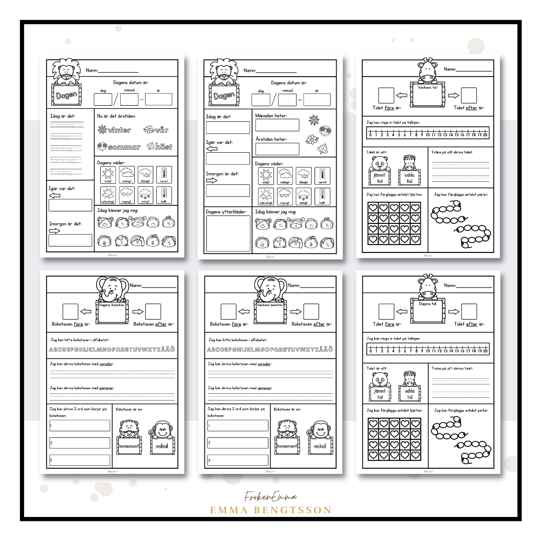 Tre olika startuppgifter