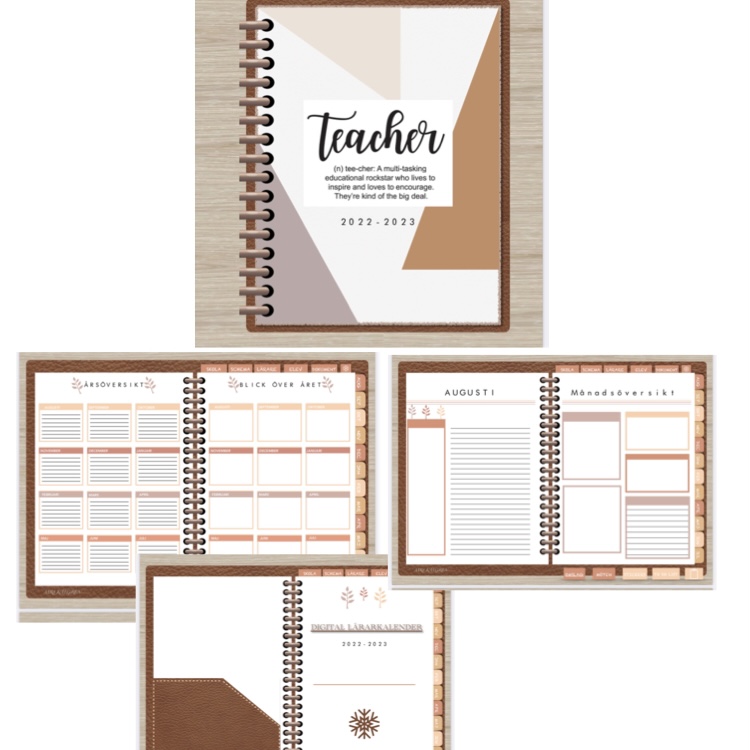 Digital lärarkalender 22/23 med klickbara länkar!