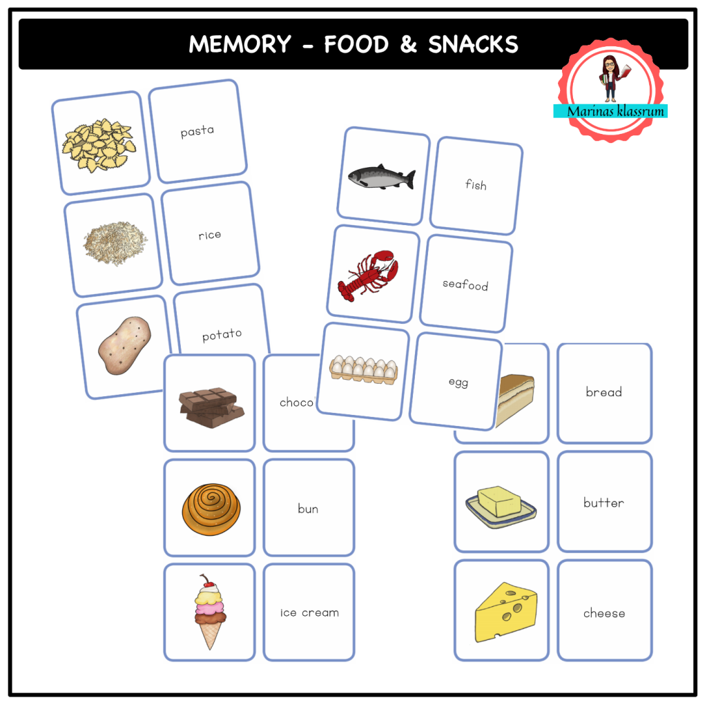 English memory – food