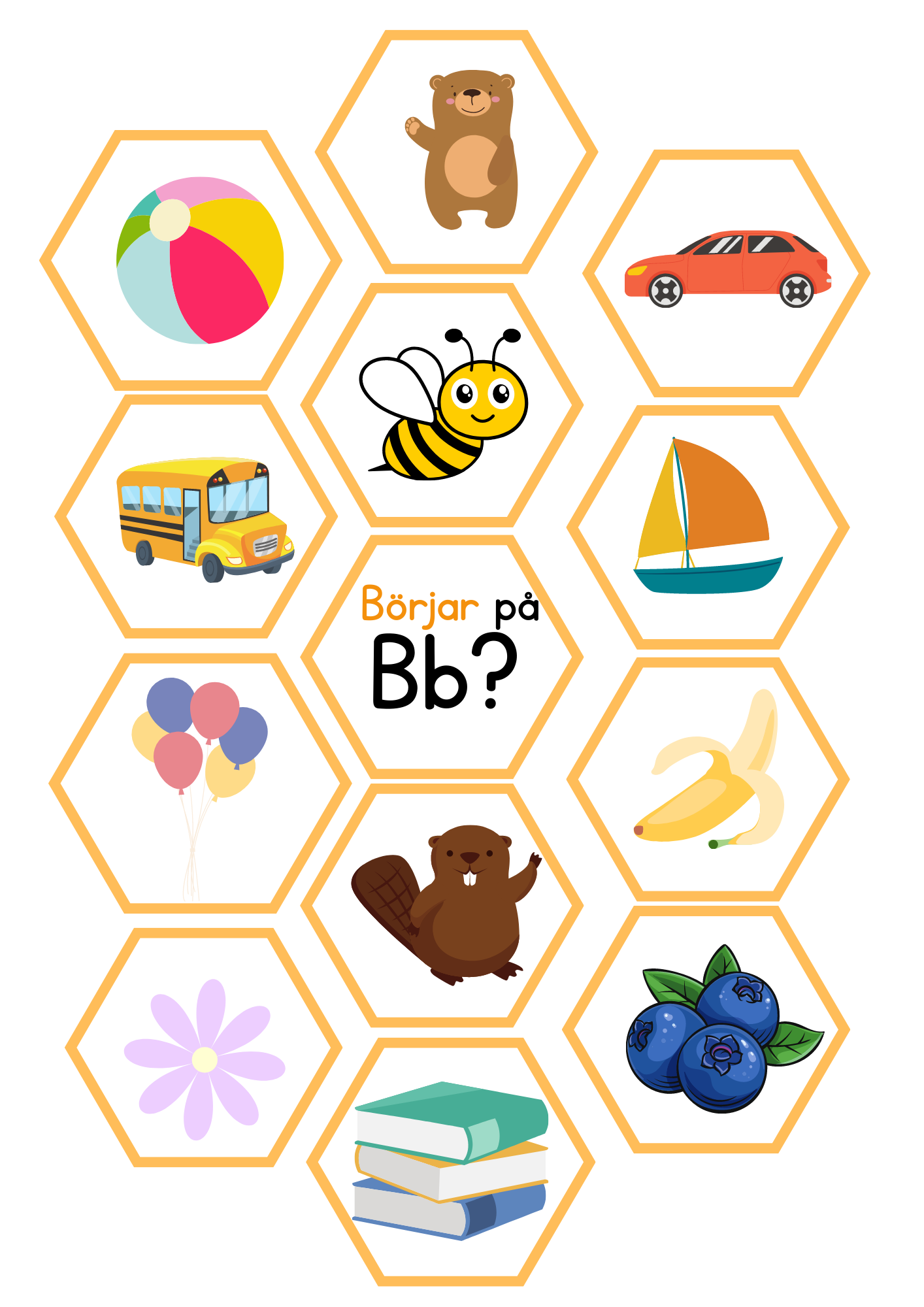 Pussel- börjar på (bokstäverna B,C,D,F)