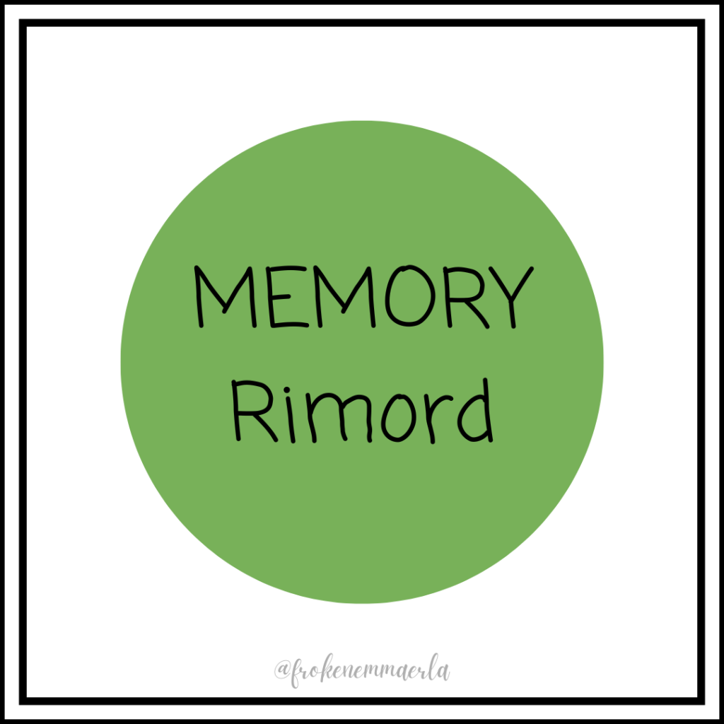 MEMORY – RIMORD