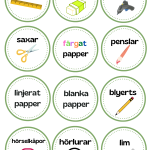 Etiketter- gröna - bild 2