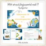 Mitt utvecklingssamtal mall 9 – redigerbar - bild 1