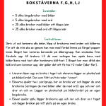 Lässpel- Bingo & Lotto med bokstäverna FGHIJ - bild 2