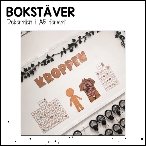 DEKOR: bokstäver kroppen