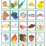 Lässpel- Bingo & Lotto med bokstäverna ABCDE - bild 5