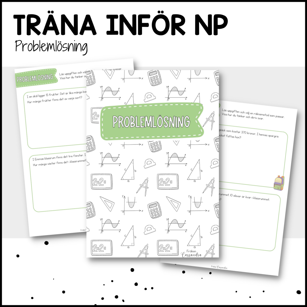 TRÄNA INFÖR NP: problemlösning