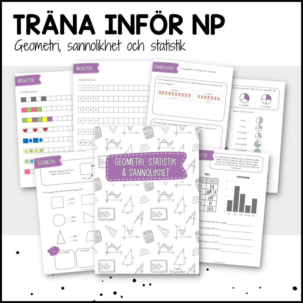 TRÄNA INFÖR NP: geometri, sannolikhet & statistik