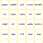 Lässpel- Bingo & Lotto med bokstäverna PRSTU - bild 6