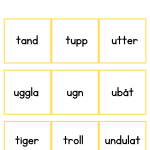 Lässpel- Bingo & Lotto med bokstäverna PRSTU - bild 11